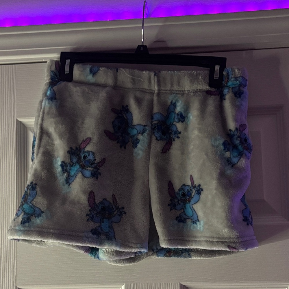 Women Stitch sleep shorts size medium
